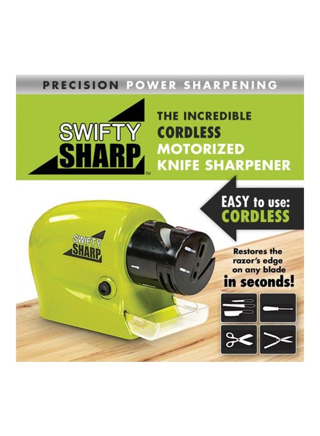 Cordless Motorized Knife Sharpener Green/Black - Image 4