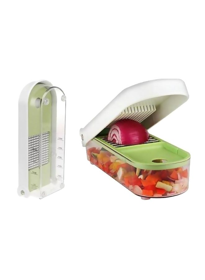 Vegetable Chopper White/Green/Clear