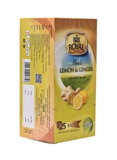 Royal Lemon And Ginger Tea Bags 25 Pieces 1.5grams 