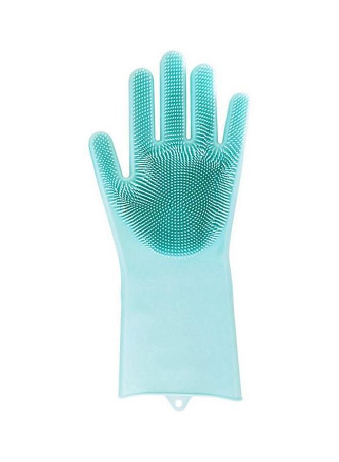 اثنين من قفازات التنظيف أخضر 33.5X 15سم - Image 3