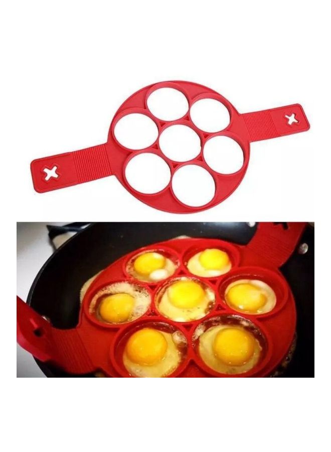 صانعة البانكيك من السيليكون أحمر - Image 2