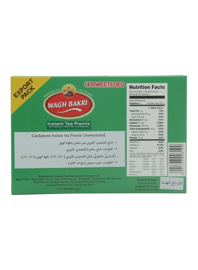 WAGH BAKRI Unsweetened Instant Tea Premix Cardamom Chai 140grams  - Image 2