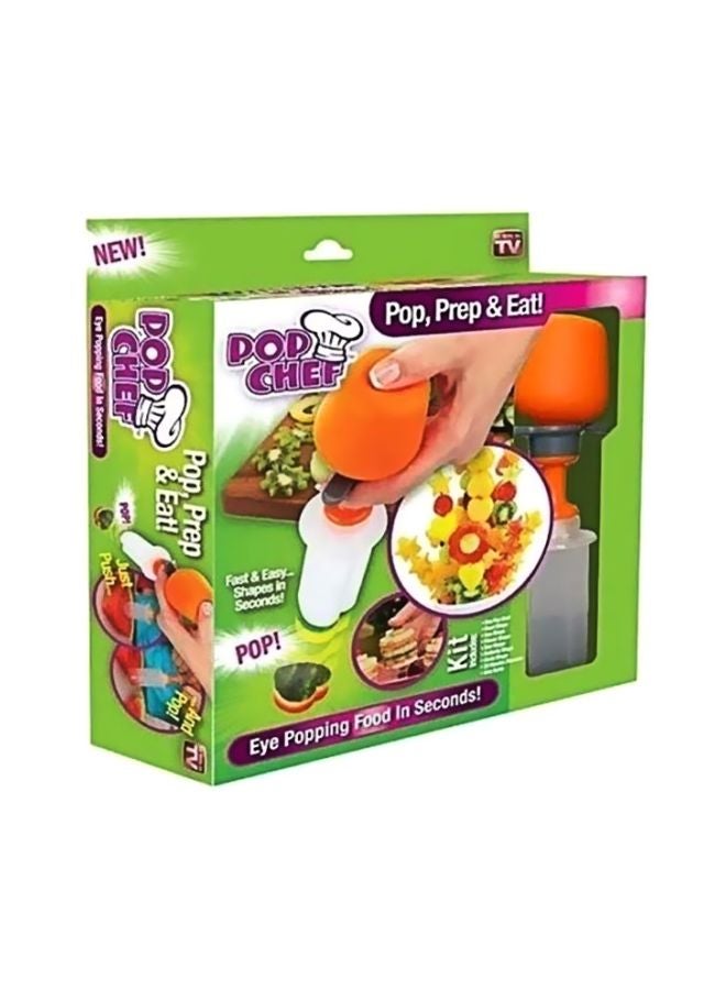 Fruit Salad Carving And Slicing Tool Orange/Clear