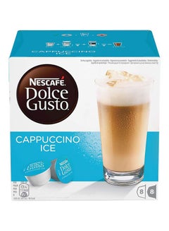 Dolce Gusto Cappuccino Ice Coffee Capsules Cappuccino Ice 216grams Pack of 16