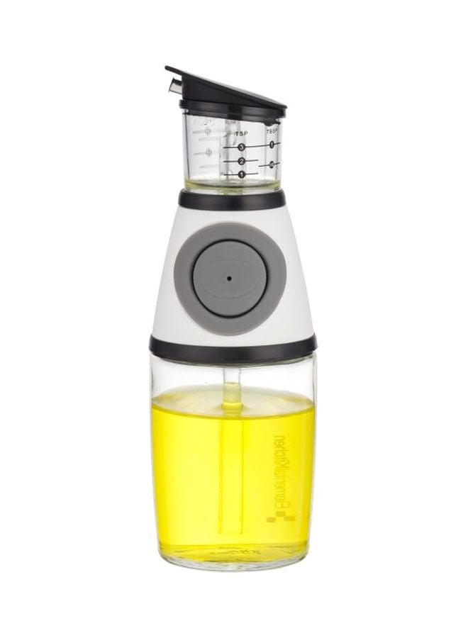 Oil-Vinegar Dispenser Clear/Black