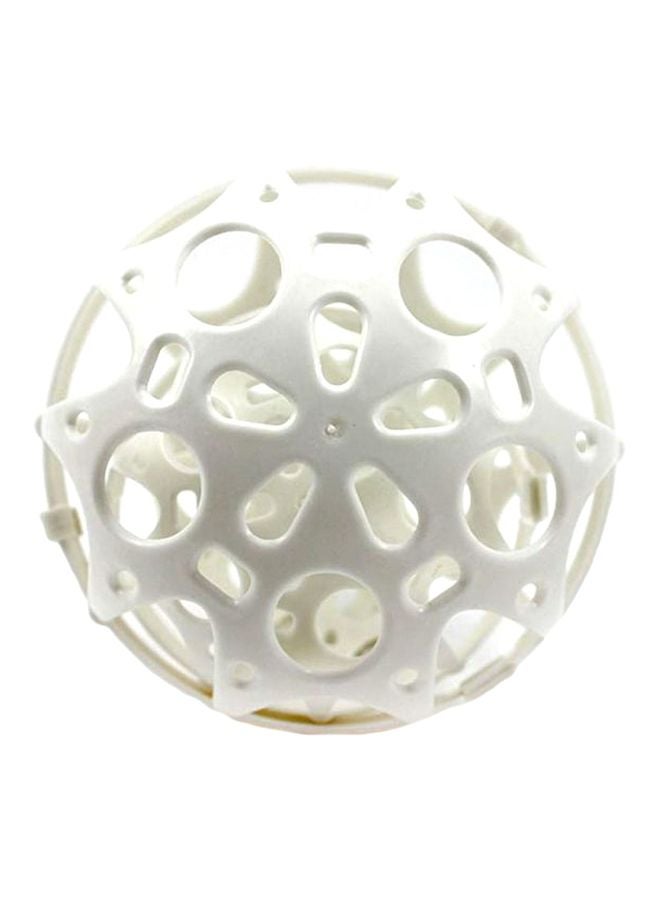 Plastic Washing Ball Basket White 17cm - Image 1