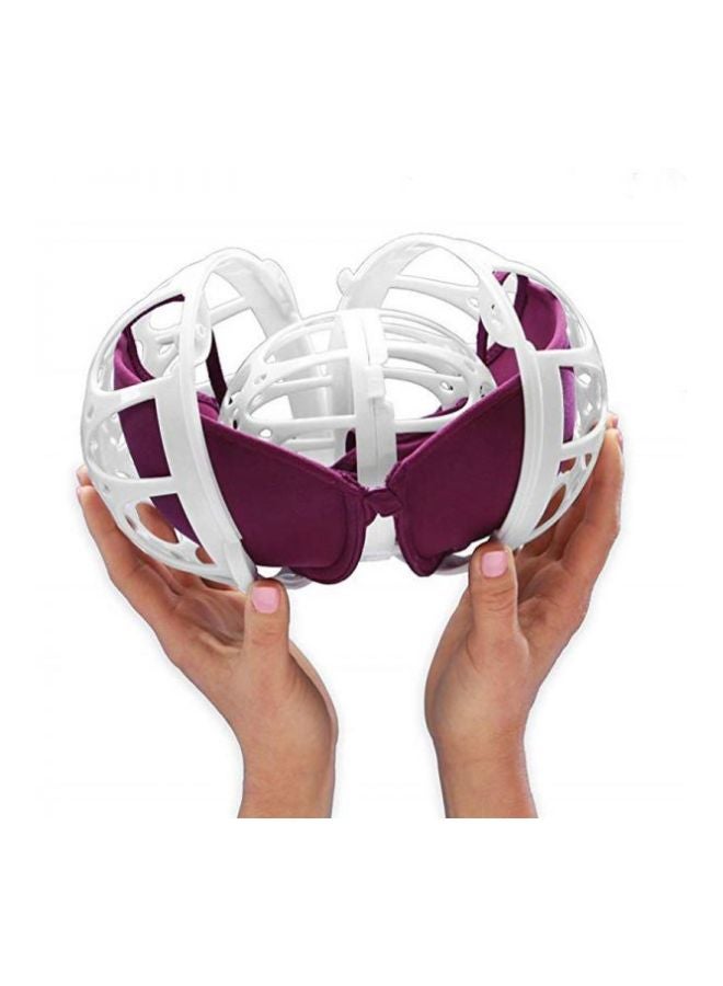 Plastic Washing Ball Basket White 17cm - Image 4