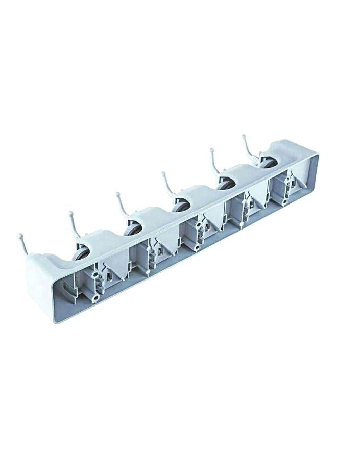 Generic Broom Holder And Sanitary Ware Tool Organizer Grey  - Image 1