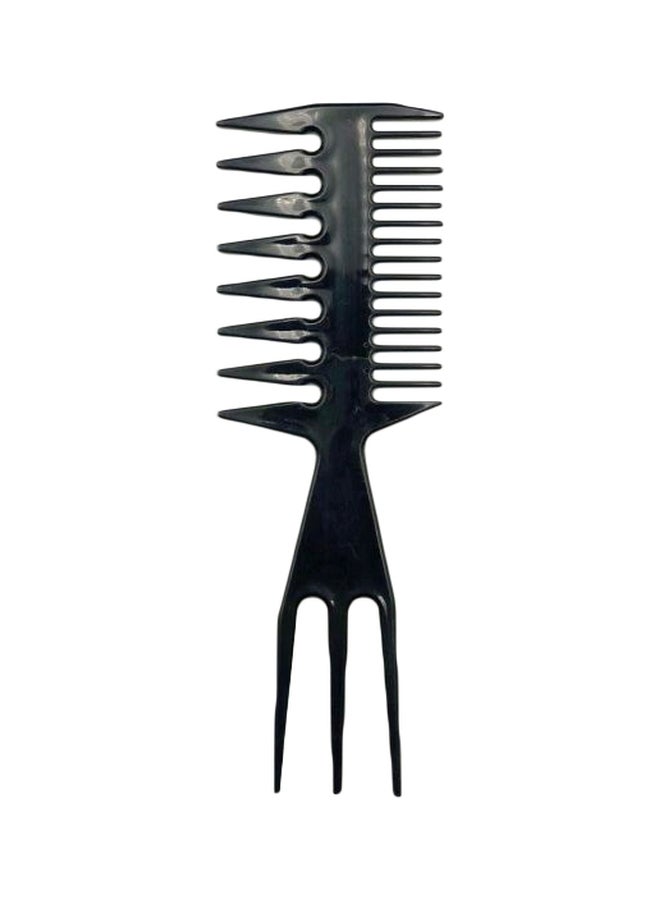 Two Sided Hair Comb Black 20cm - v1563175564/N27653463A_1