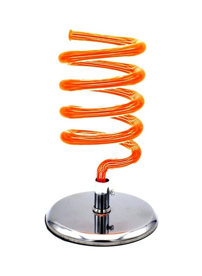 Hair Dryer Holder Orange/Silver