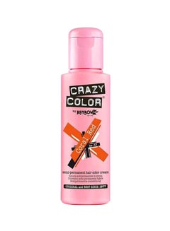 Crazy Color Semi-Permanent Hair Color Cream Coral Red 100ml 