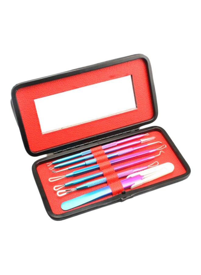 Generic Blackhead And Pimple Remover Tool Set Multicolour 