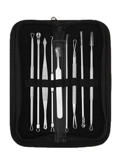 Blackhead And Pimple Remover Tool Set Silver