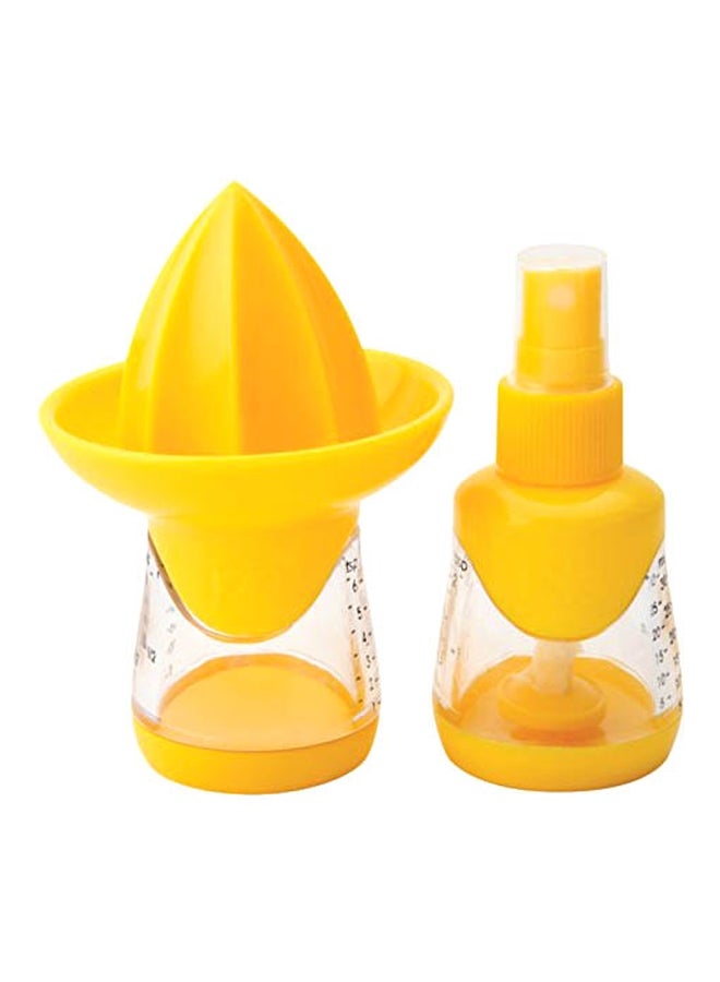 joie Citrus Squeeze And Mist Yellow/Clear 3x3x6.7inch - Image 1