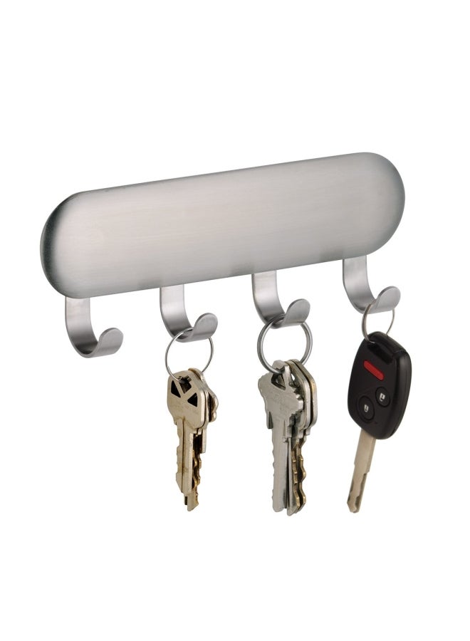 إنترديزاين رف مفاتيح فورما فضي 16.26x13.97x2.54بوصة - Image 2