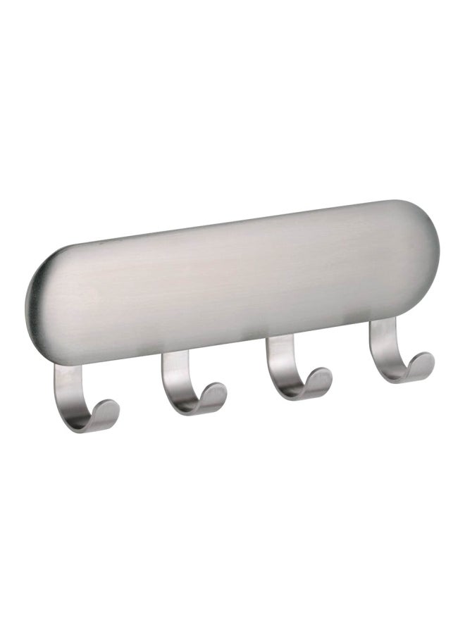 إنترديزاين رف مفاتيح فورما فضي 16.26x13.97x2.54بوصة - Image 1