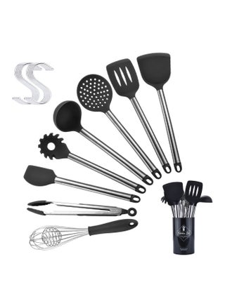 8-Piece Kitchen Utensils Set Black - v1563190001/N27606094A_1