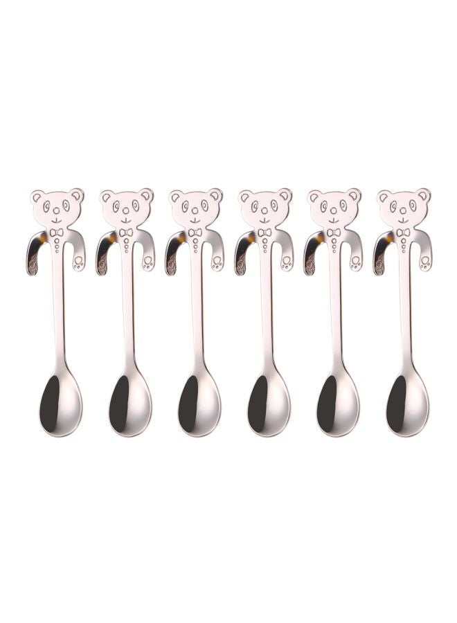 تي دي هوم طقم ملاعق قهوة مكون من 6 قطع فضي 11.5Ø³Ù†ØªÙŠÙ…ØªØ± - Image 1