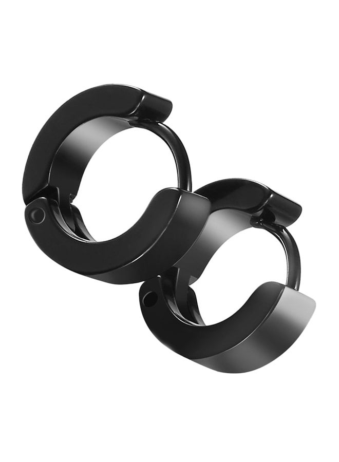 Generic - Stainless Steel Hoop Earrings - Image 1