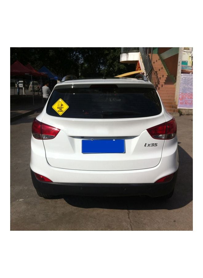 Baby In Car Safety Sign Decal Sticker - Image 3