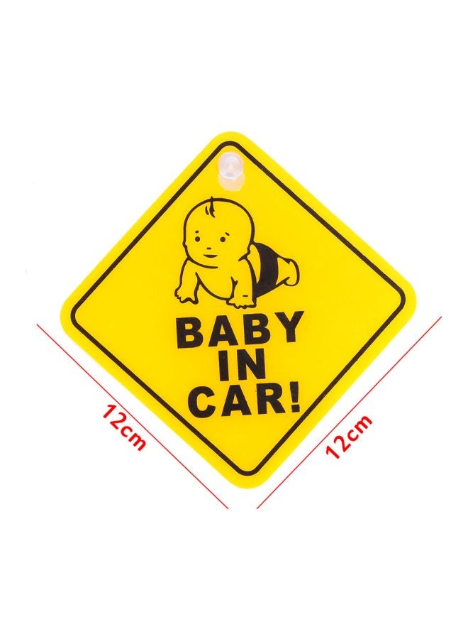 Baby In Car Safety Sign Decal Sticker - Image 5