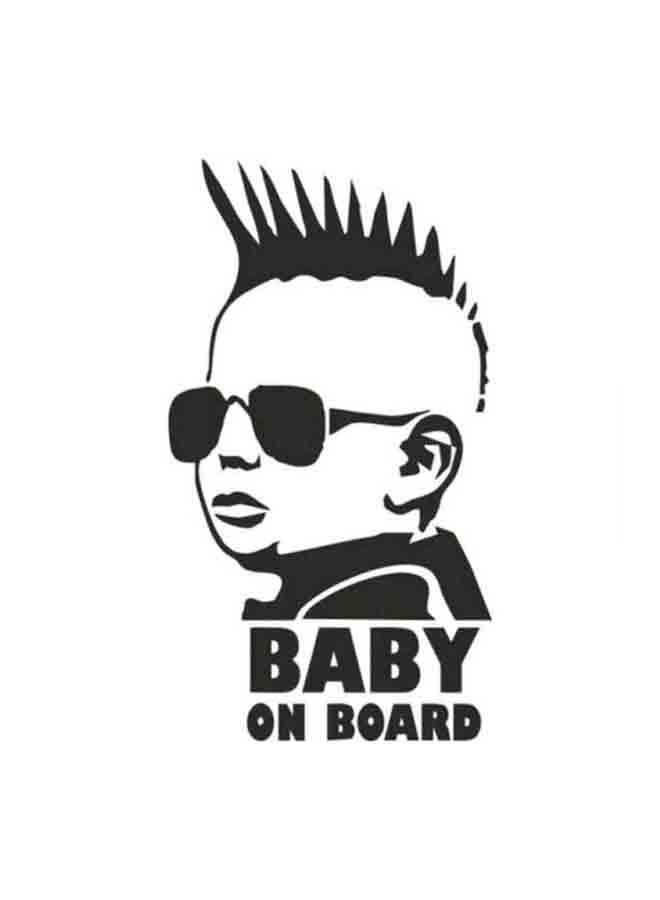 Baby On Board Reflective Tape Car Sticker - Image 1
