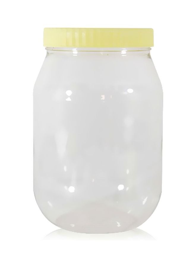 Plastic Food Storage Jar Yellow/Clear - v1563194909/N27620002A_1