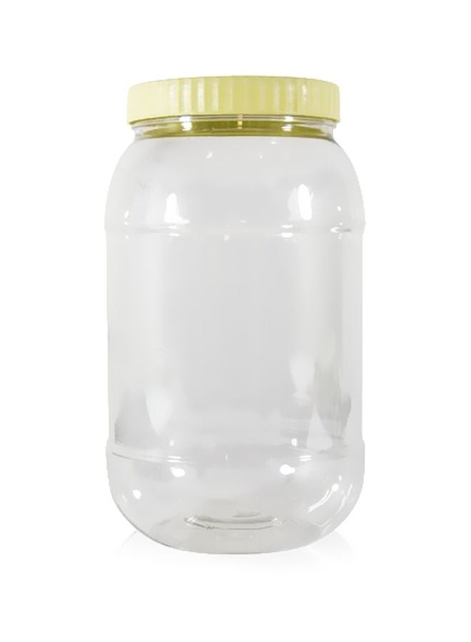 Sunpet Plastic Food Storage Jar Yellow/Clear 