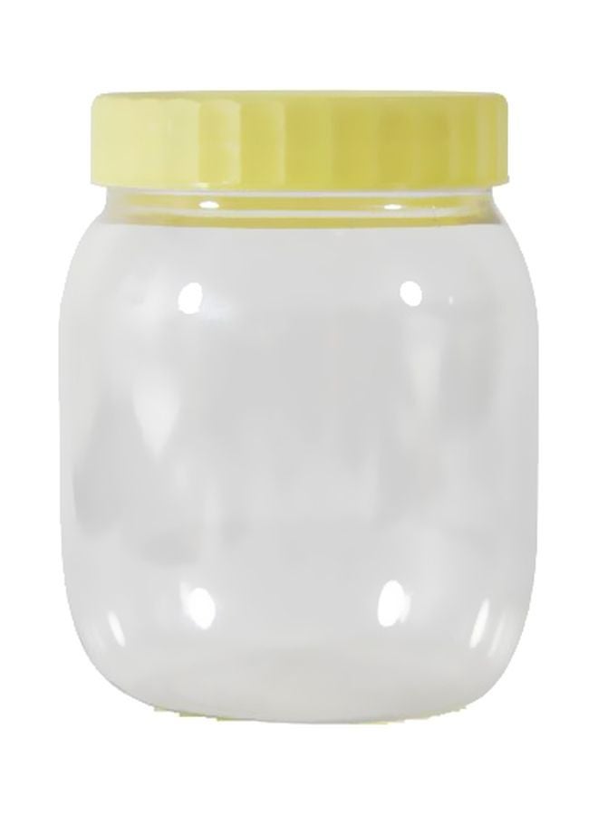 Sunpet Plastic Food Storage Jar Yellow/Clear