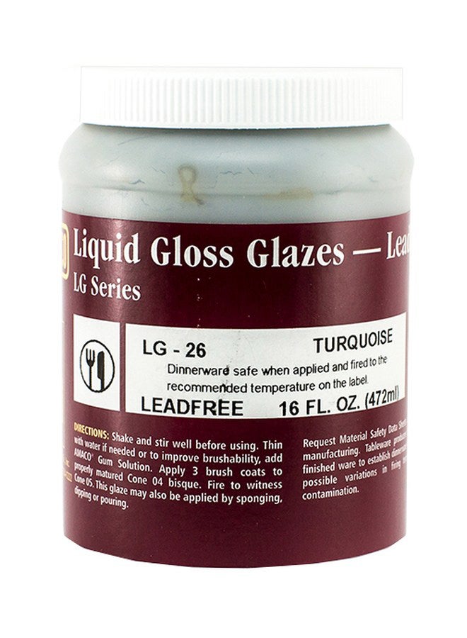 طلاء فيروزي لامع LG-26 PT . فيروزي