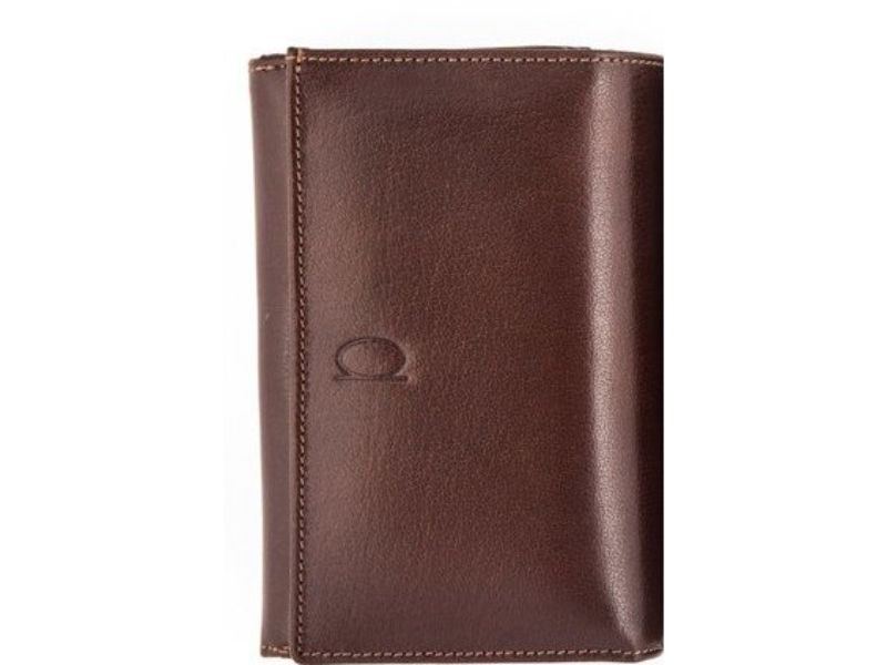 Alfa Leather Co. Small Flap Wallet Brown  - Image 1