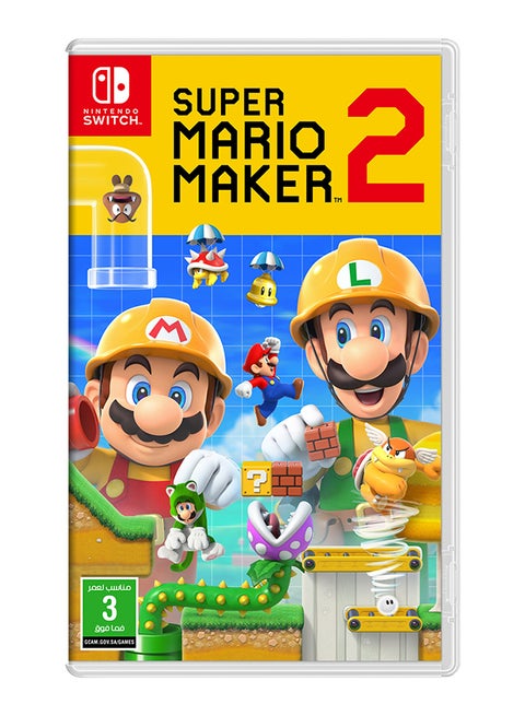 لعبة "Super Mario Maker 2" - باللغة الإنجليزية/ العربية (إصدار السعودية) - أركيد ومنصة - نينتندو سويتش