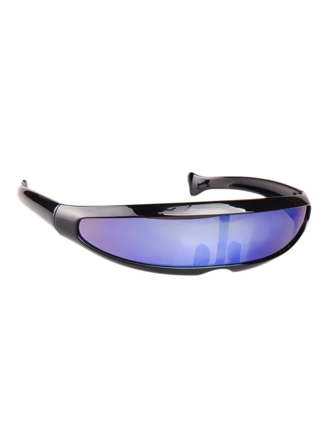 Space Futuristic Iridescent Glass Party Sunglasses