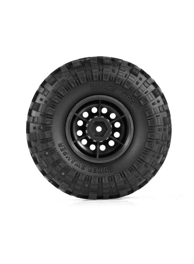4-Piece Tyre With Wheel For 1/10 RC Car Traxxas HSP Redcat RC4WD 1.9inch  - Image 1