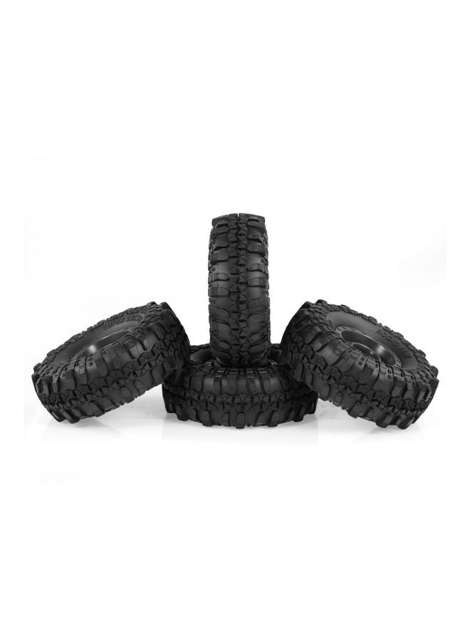 4-Piece Tyre With Wheel For 1/10 RC Car Traxxas HSP Redcat RC4WD 1.9inch  - Image 4