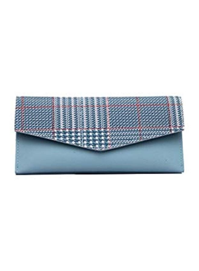 Y&D - Vintage Leather Clutch Blue - Image 1
