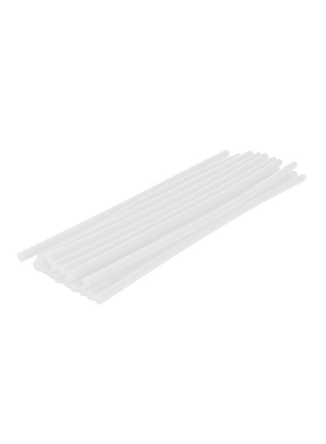 16-Piece Electric Heating Glue Stick White
