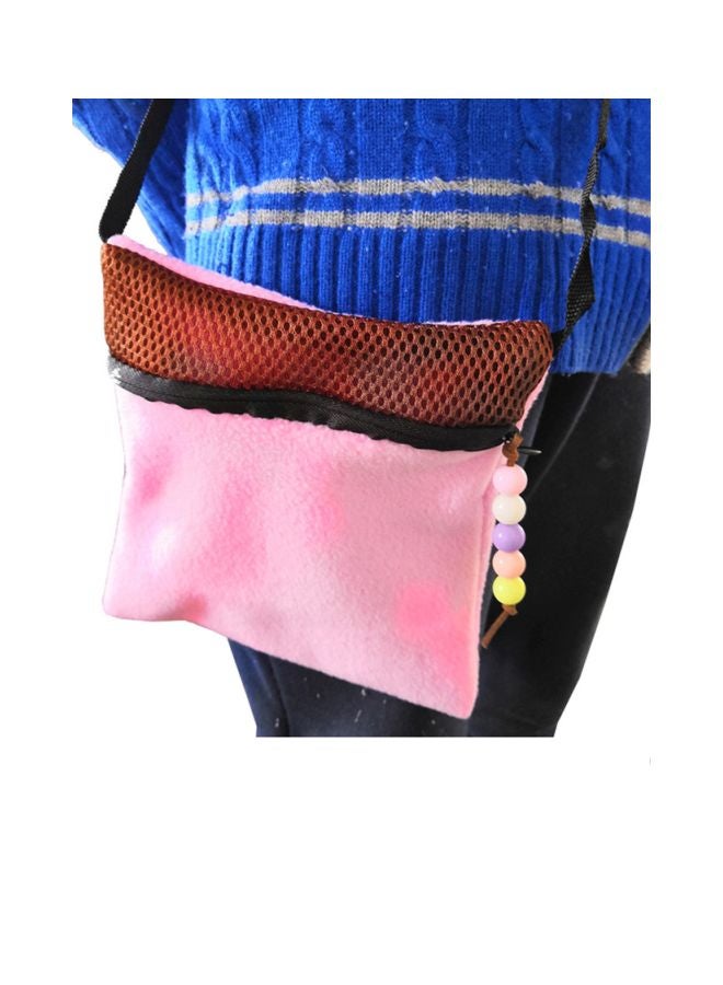 HENGZI Portable Pet Carrier Bag Pink/Brown/Black - Image 2