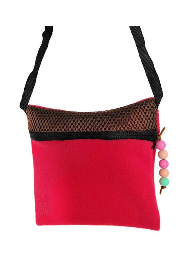 HENGZI Portable Pet Carrier Bag Red/Brown/Black - Image 1