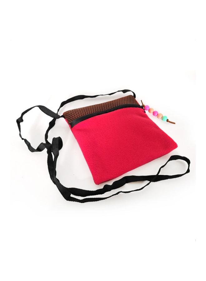 HENGZI Portable Pet Carrier Bag Red/Brown/Black - Image 2