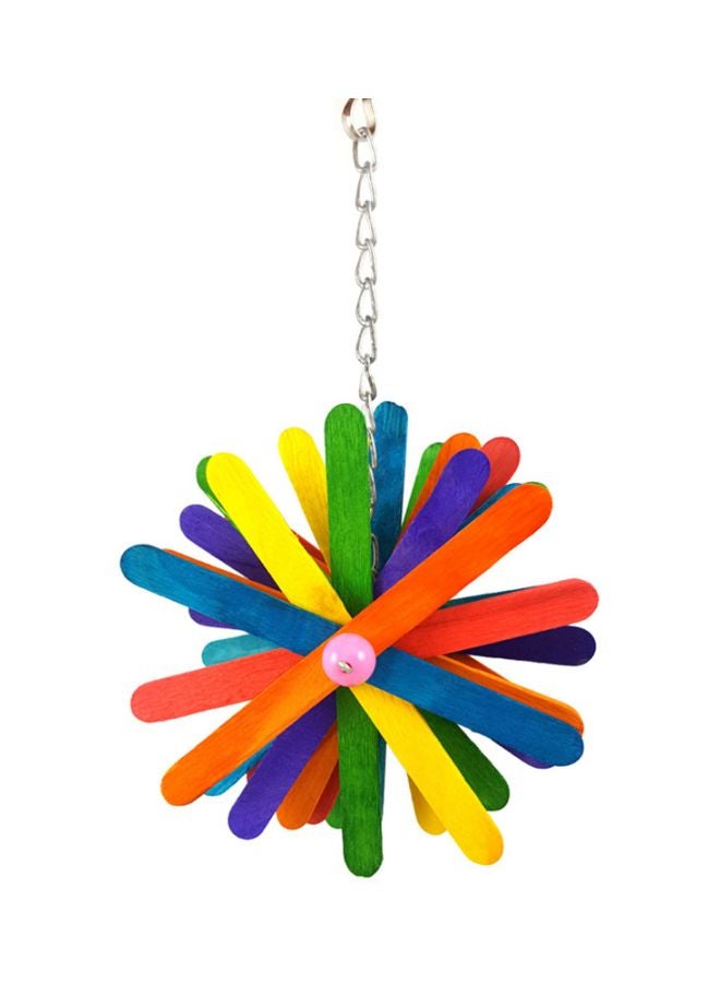 HENGZI Flower Shape Hanging Chewing Toy Multicolour - Image 1