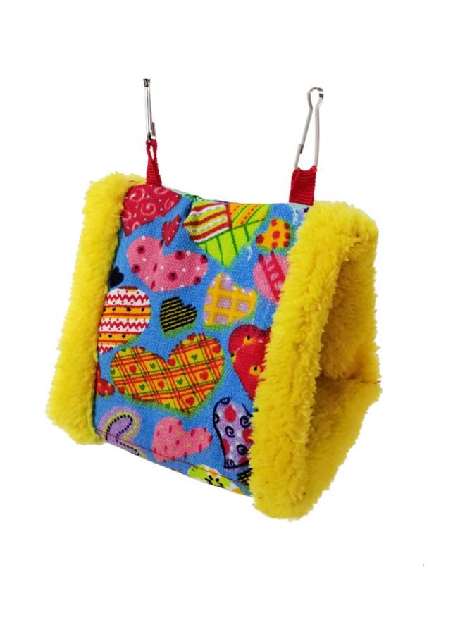 هنغزي لعبة أرجوحة معلقة من القماش بتصميم منزل تستخدم كسرير أصفر/أزرق/وردي - Image 3