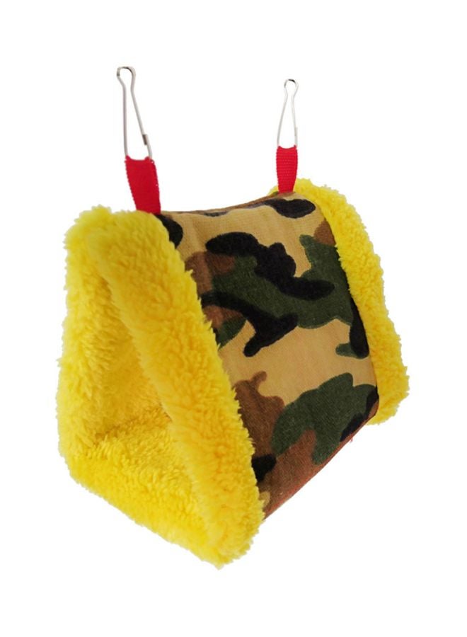 HENGZI Nest House Bed Hanging Hammock Toy Yellow/Green/Brown