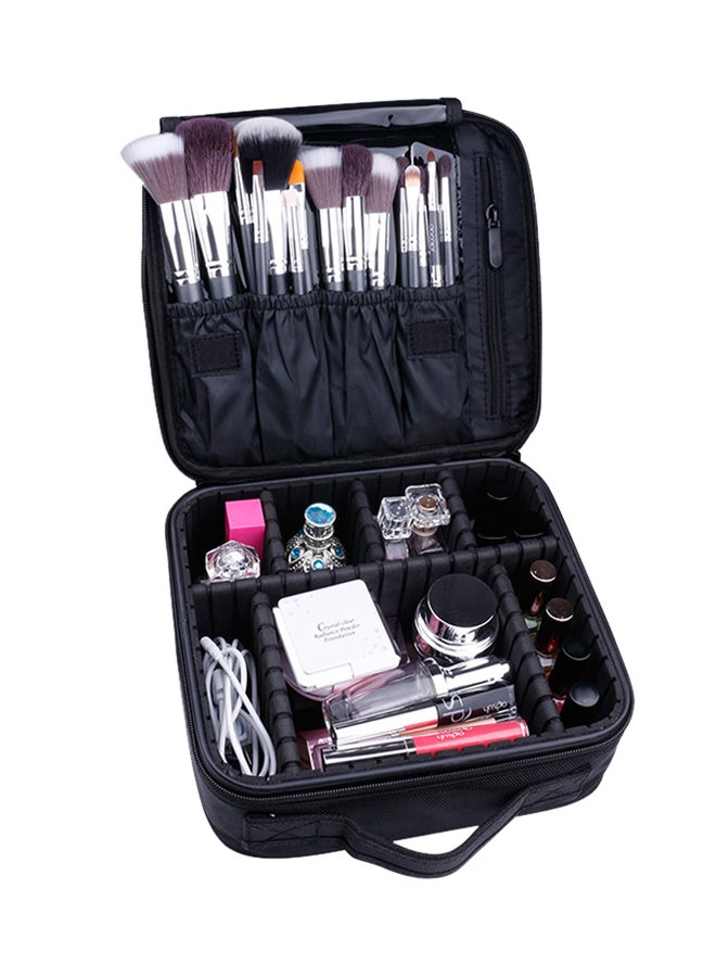 docolor Makeup Oganizer Bag With Adjustable Case P03 Black - Image 3