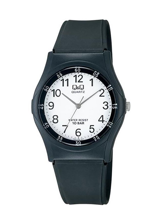 Men's Analog Wrist Watch Vq04J003Y - 44 mm - Black