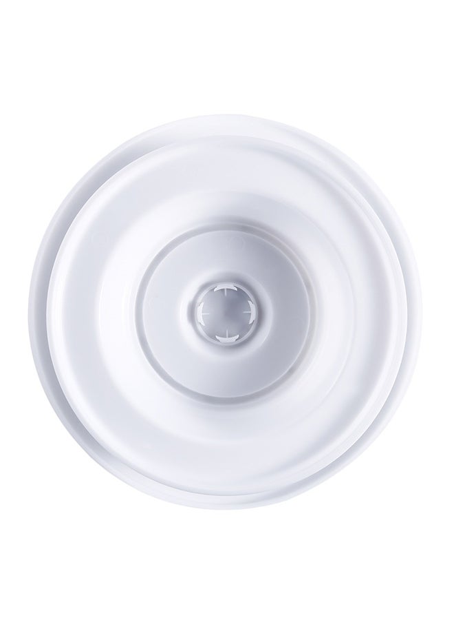 Generic Rotating Cake Stand White 28 x 7cm  - Image 4