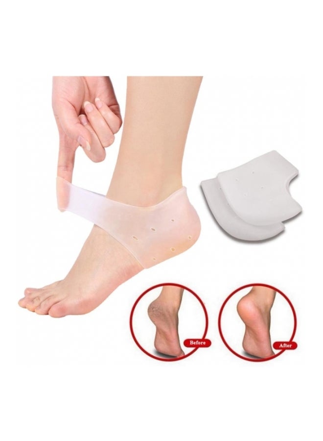 OHPA Silicone Moisturizing Heel Protection Socks Cracking Repair Analgesic Skin Care Pad 2pcs HZ-36  - Image 5