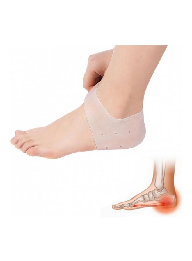 OHPA Silicone Moisturizing Heel Protection Socks Cracking Repair Analgesic Skin Care Pad 2pcs HZ-36  - Image 4