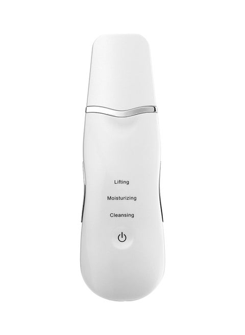 Ultrasonic Face Cleaner Skin Scrubber Care White