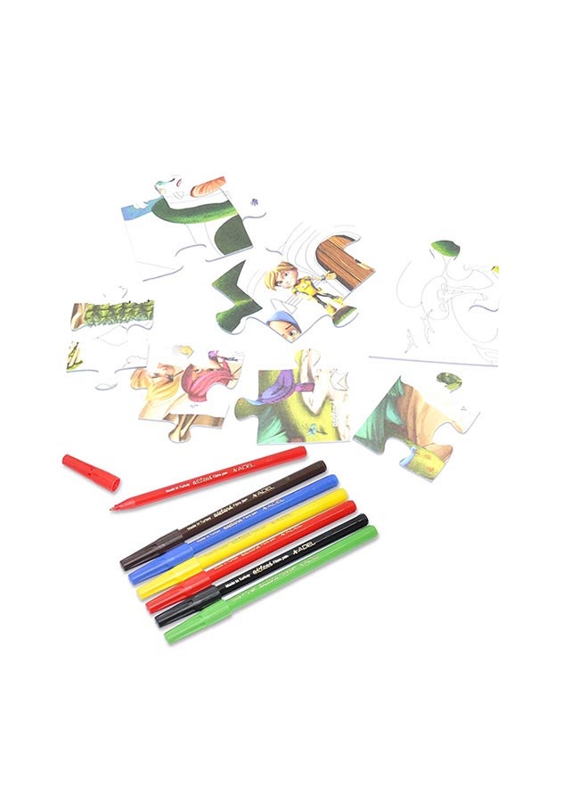 Adel 2 x Puzzle Set With Sketch Pen - Image 2